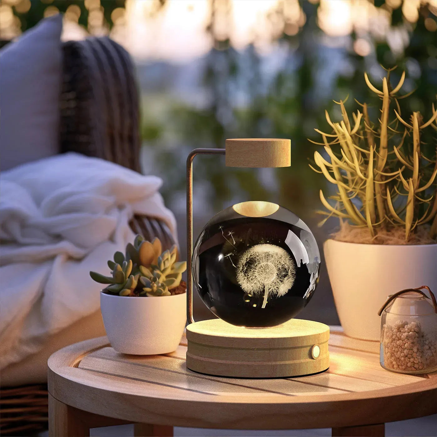 Crystal Ball Cosmic Dinosaur Indoor Night Light USB Power Warm Bedside Light Birthday Gift Night Lamp - Bellarte Enchanté Crystal Ball Cosmic Dinosaur Indoor Night Light USB Power Warm Bedside Light Birthday Gift Night Lamp